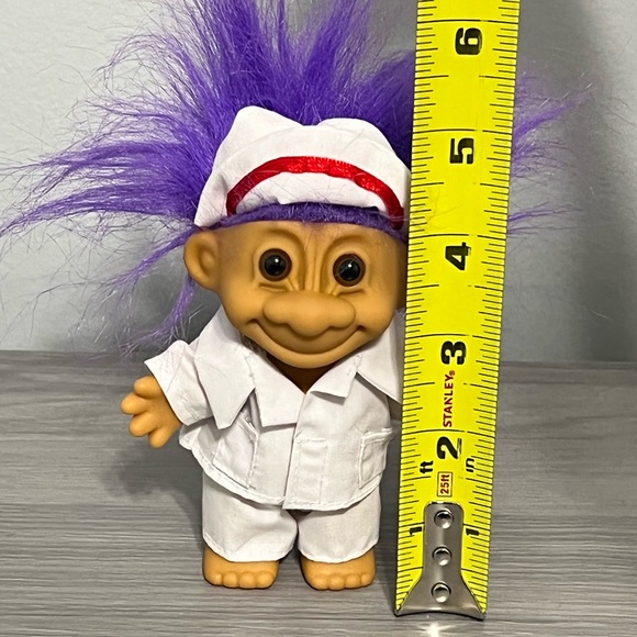 Vintage Russ Sailor Troll with White Uniform and Hat - Picture 5 of 5